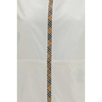 Burberry Weiße Jacke aus Polyamid