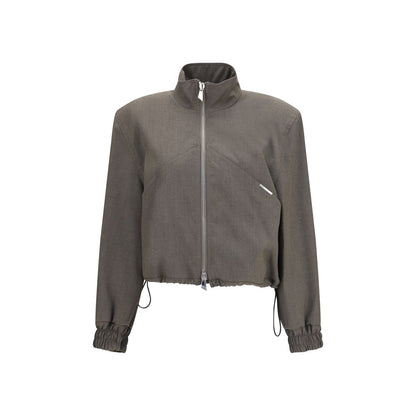 The Attico Brauner Woll-Bomber Aries
