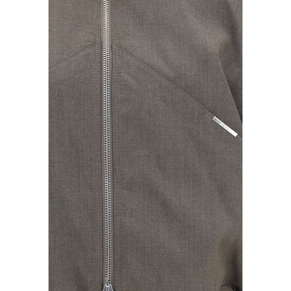 The Attico Brauner Woll-Bomber Aries
