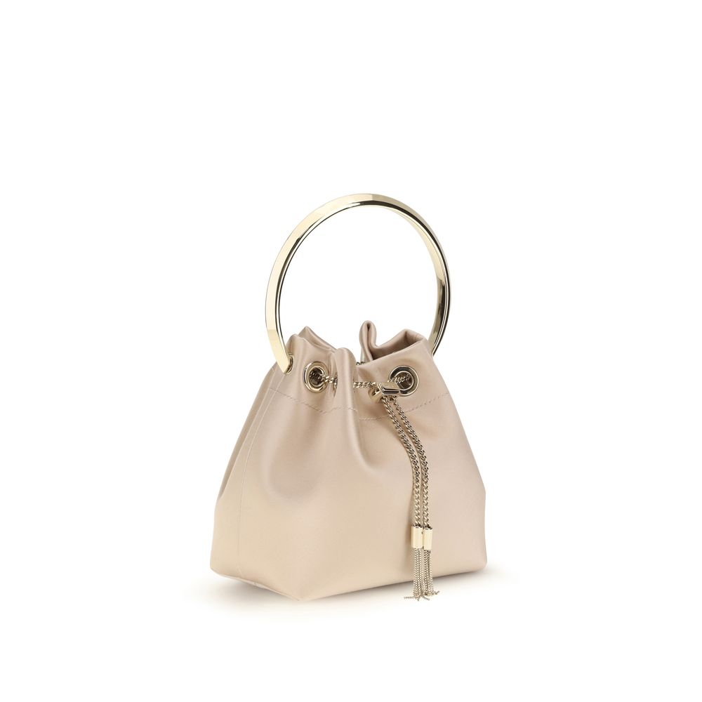 Jimmy Choo Mehrfarbige Seidenhandtasche