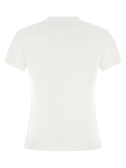 Off-White Weißes Baumwoll-T-Shirt