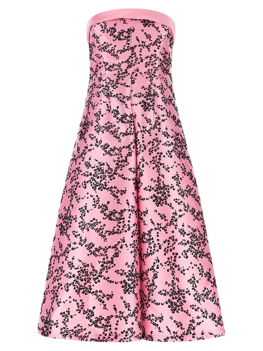 Alberta Ferretti Mehrfarbiges Midikleid aus Polyester
