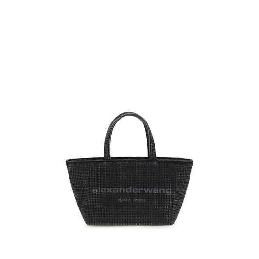 Alexander Wang Graue Baumwoll-Schultertasche
