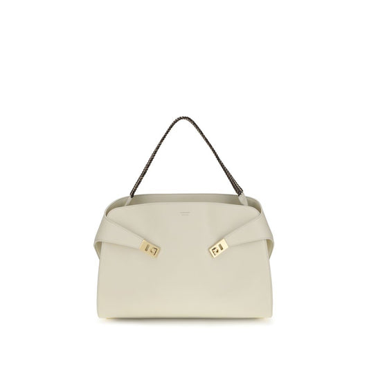 Ferragamo Beige Kalbsleder Bos Taurus Schultertasche