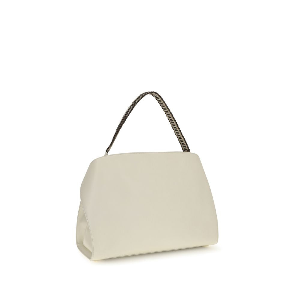 Ferragamo Beige Kalbsleder Bos Taurus Schultertasche