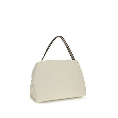 Ferragamo Beige Kalbsleder Bos Taurus Schultertasche