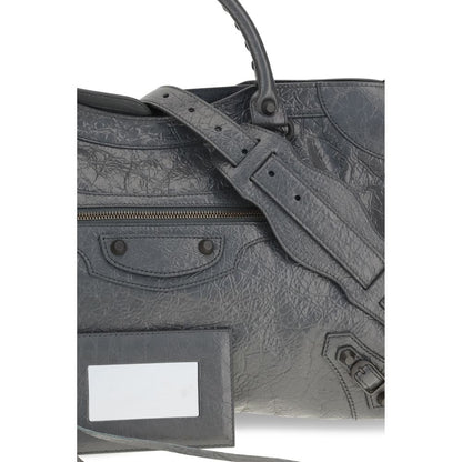 Balenciaga Graue Lammleder Schultertasche Ovis Aries Aries