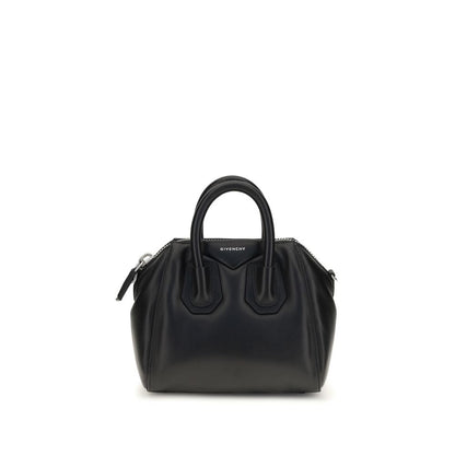 Givenchy Schwarze Lammleder Schultertasche Ovis Aries Aries