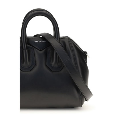 Givenchy Schwarze Lammleder Schultertasche Ovis Aries Aries