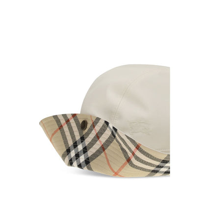 Burberry Weiße Baumwoll-Eimerhut