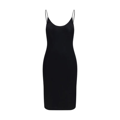 Saint Laurent Schwarzes Viskose-Freizeitkleid