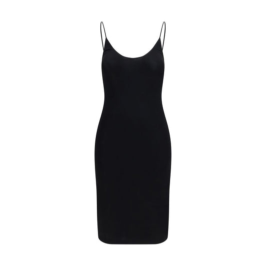 Saint Laurent Schwarzes Viskose-Freizeitkleid