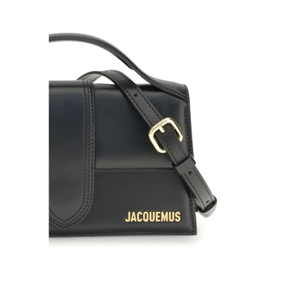 Jacquemus Schwarze Kalbsleder Bos Taurus Handtasche