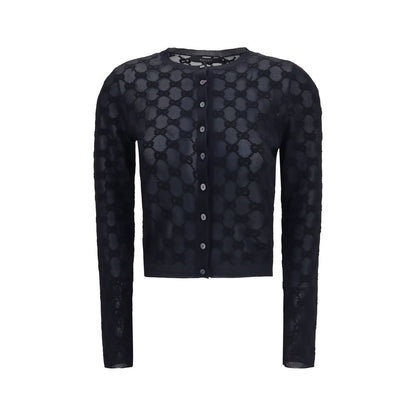 Gucci Schwarzer Cardigan aus Viskose
