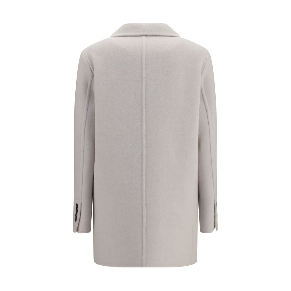 Brunello Cucinelli WoolJacket Ovis Aries Long – White