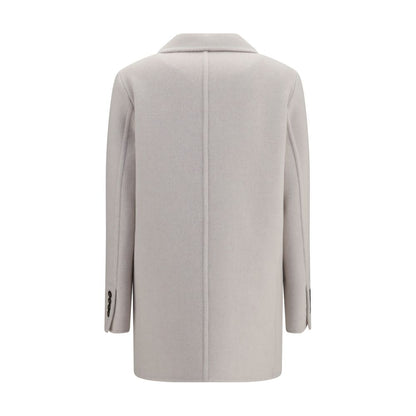 Brunello Cucinelli WoolJacket Ovis Aries Long – White