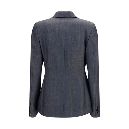 Balenciaga Grauer Woll-Oves Aries Blazer