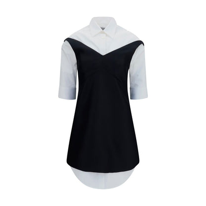 Balenciaga Schwarzes Oves Aries Wollkleid