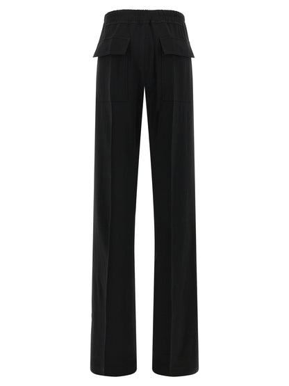 Rick Owens Schwarze Freizeithose aus Viskose