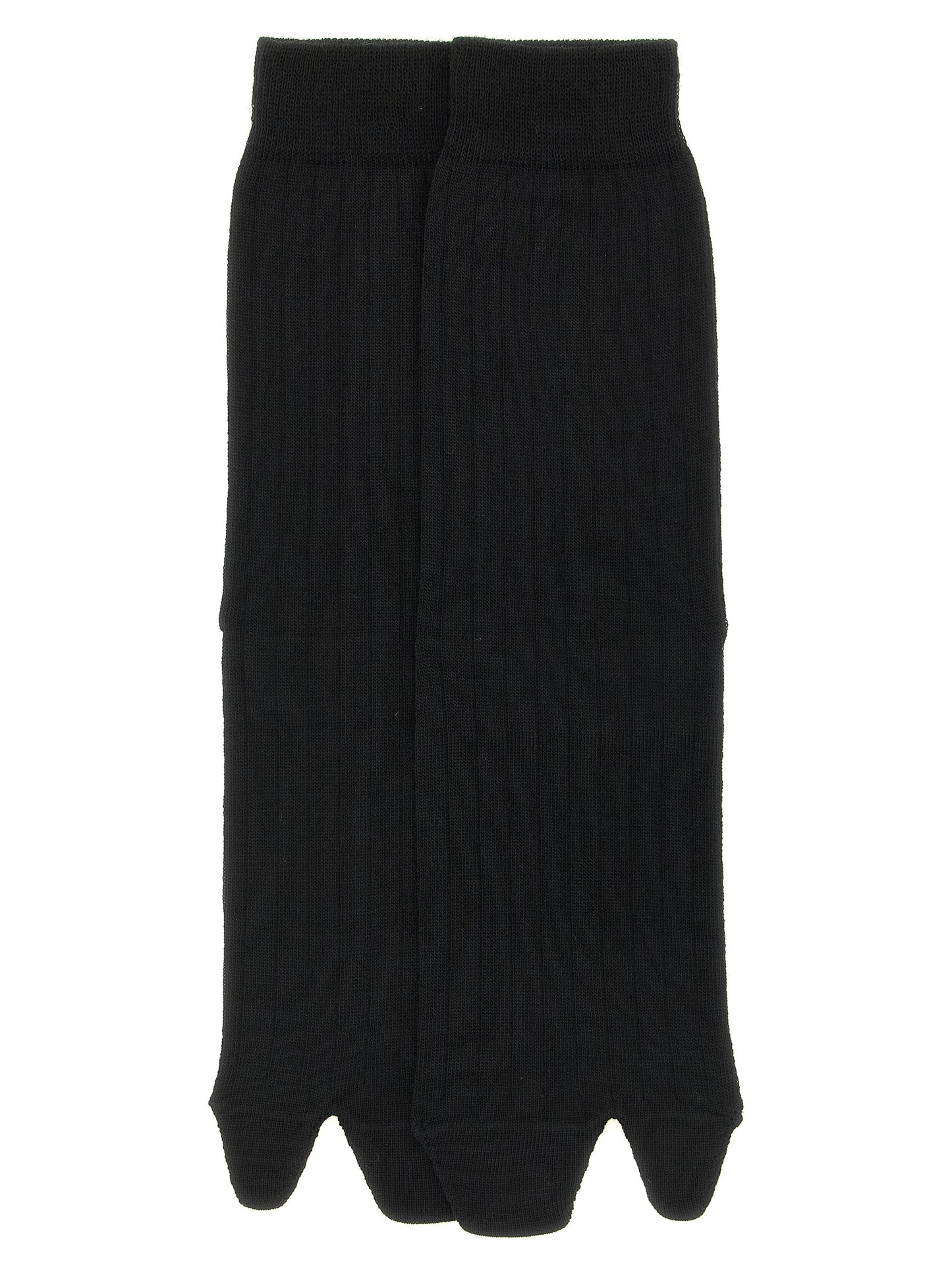 Maison Margiela Schwarze Wollsocken