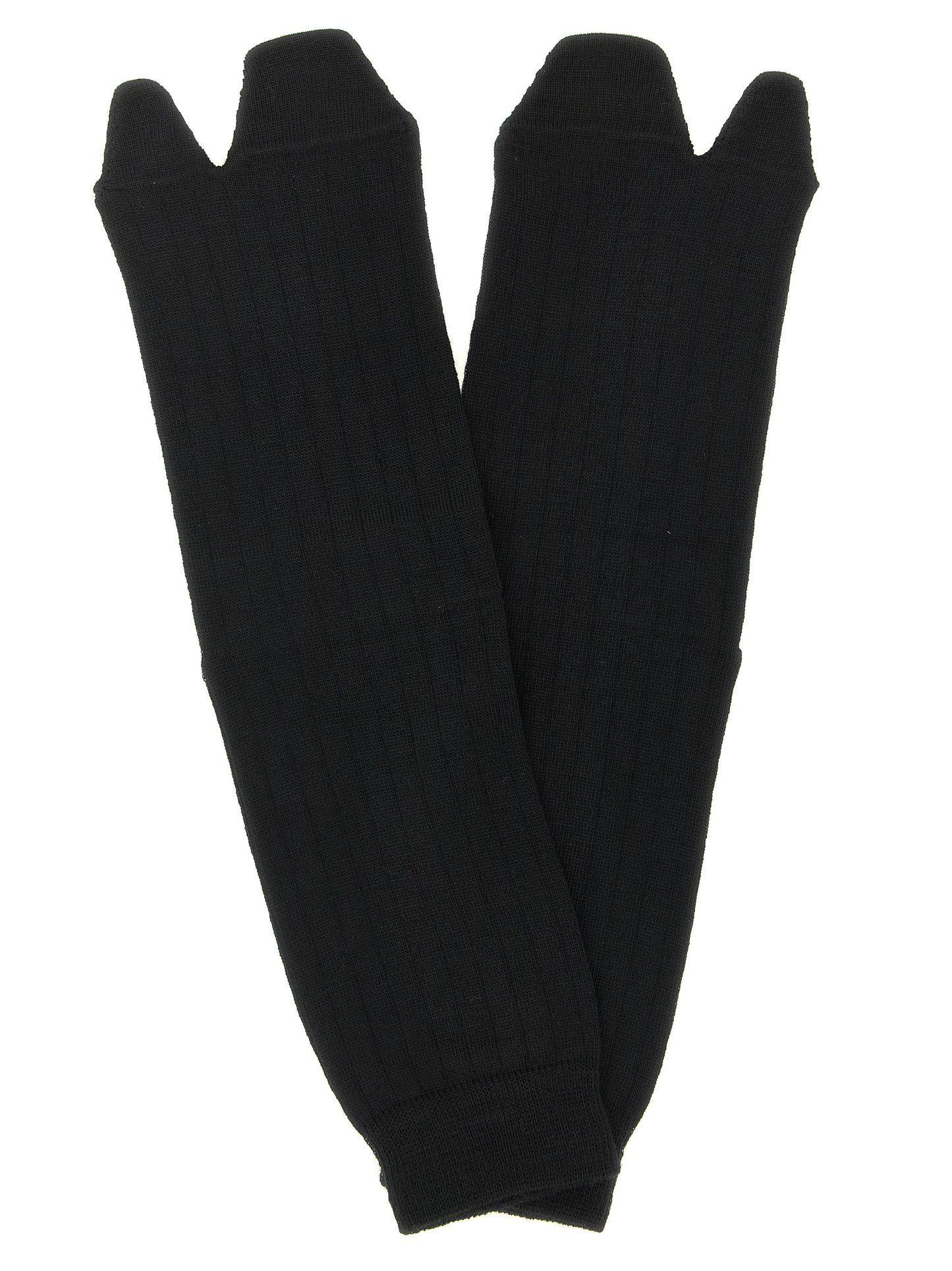 Maison Margiela Schwarze Wollsocken