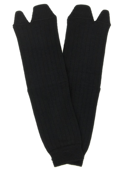Maison Margiela Schwarze Wollsocken