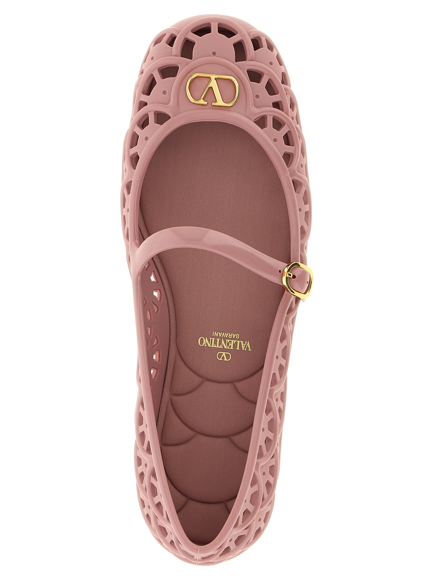 Valentino Garavani Mehrfarbige Ballerinas aus Polyvinyl