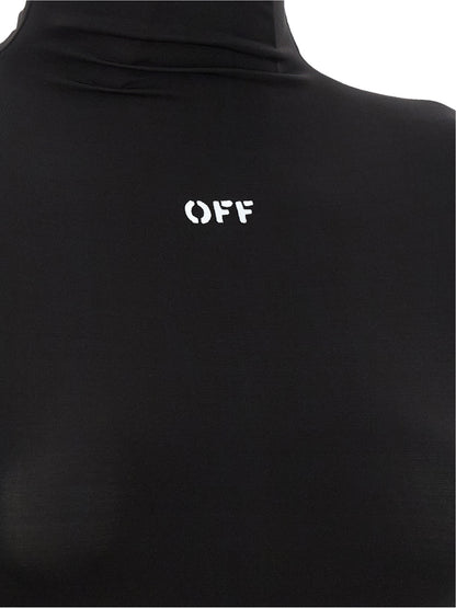 Off-White Schwarzer Cardigan aus Acetat