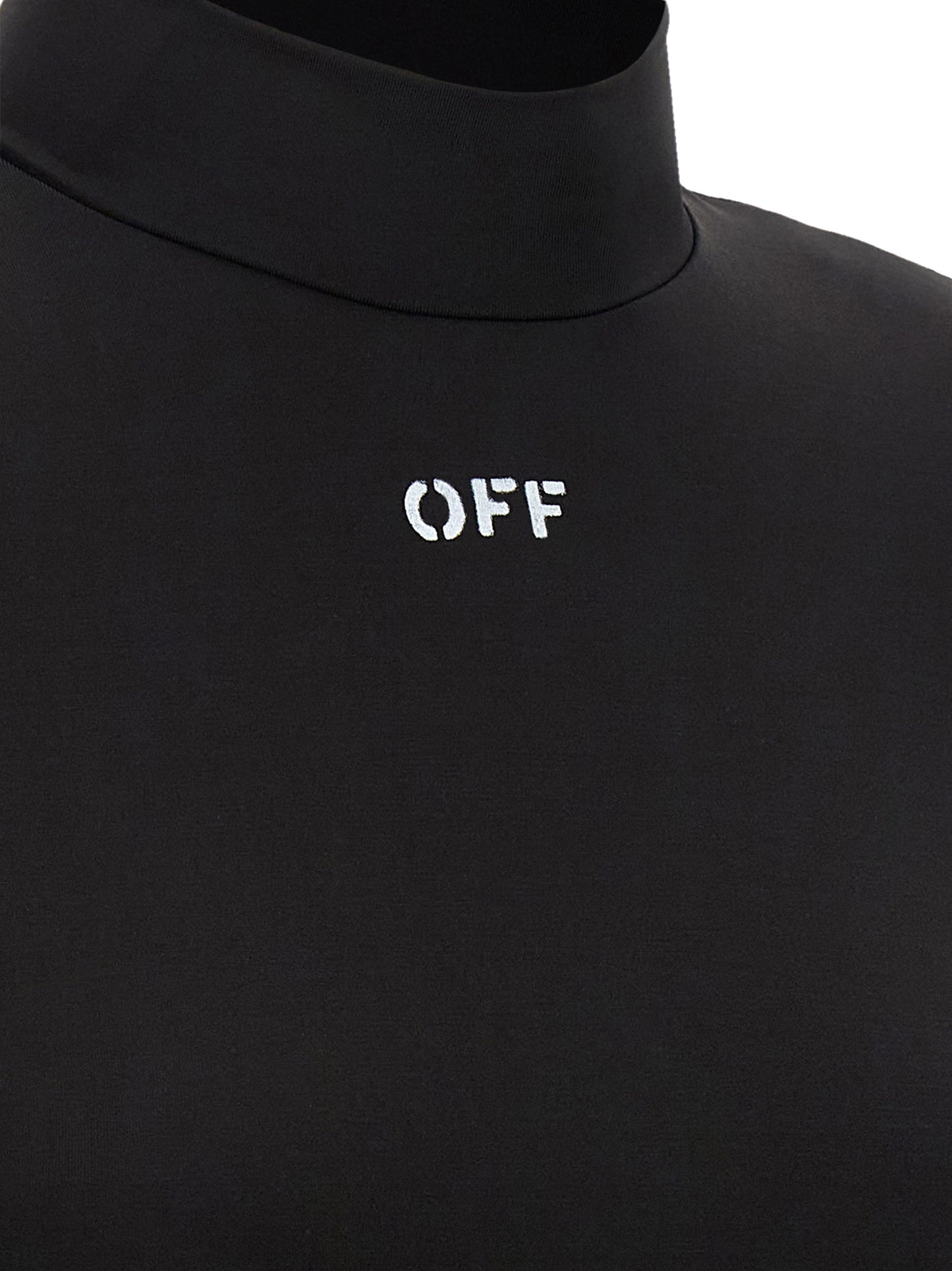 Off-White Schwarzes Hemd aus Acetat