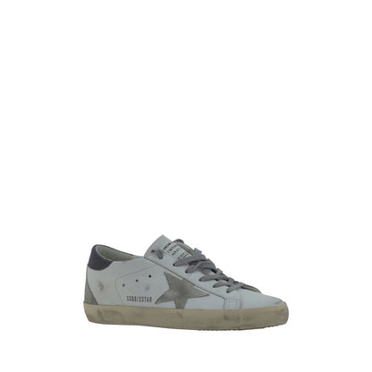 Golden Goose Weiße Sneaker aus Ziegenleder
