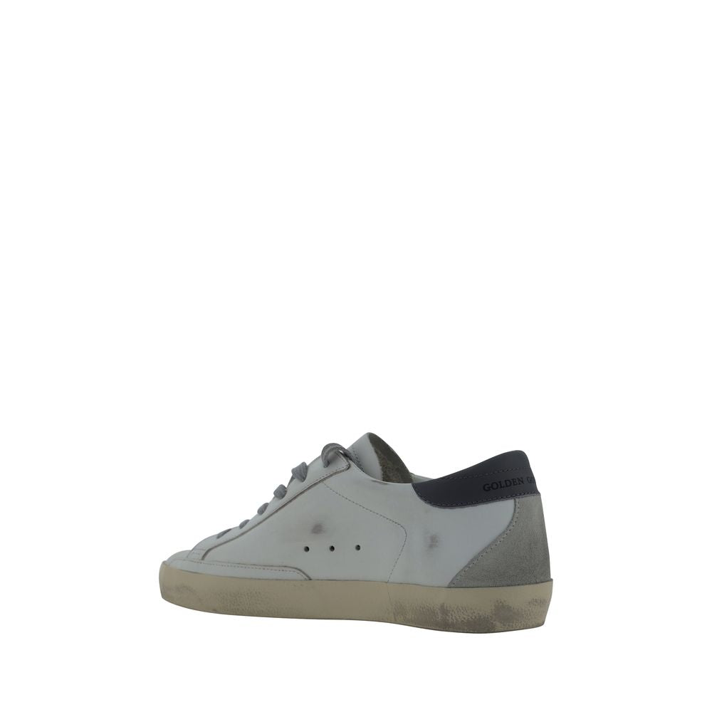 Golden Goose Weiße Sneaker aus Ziegenleder