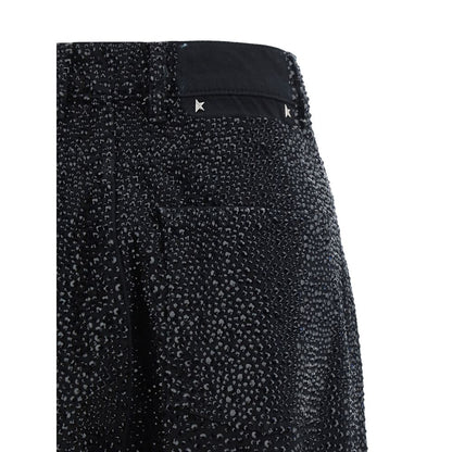 Golden Goose Schwarze Baumwoll-Freizeithose