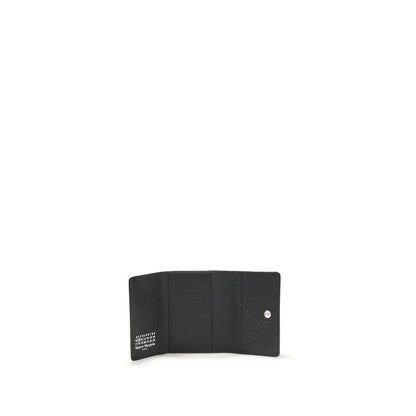 Maison Margiela Schwarzes Kalbsleder Bos Taurus Portemonnaie