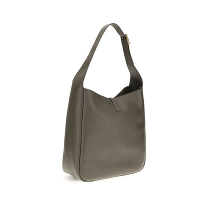 Saint Laurent Bicolor Calf Leather Bos Taurus Schultertasche