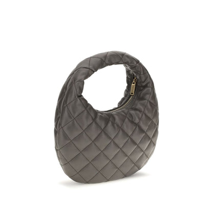Saint Laurent Graue Lammleder Schultertasche Ovis Aries Aries
