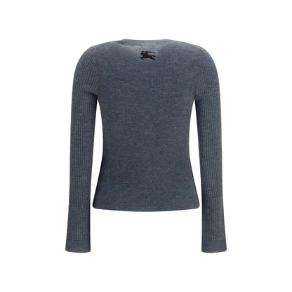 Burberry Grauer Kaschmir-Strickjacke