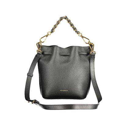 Coccinelle Schwarze Leder Damentasche