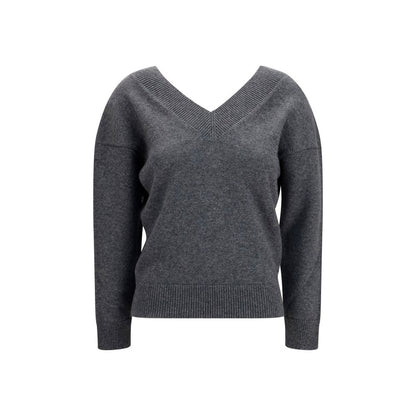 Tom Ford Grauer Kaschmirpullover