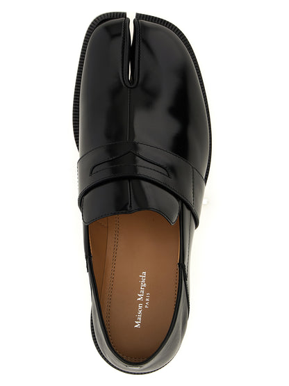 Maison Margiela Schwarze Loafer aus Kalbsleder zum Hineinschlüpfen