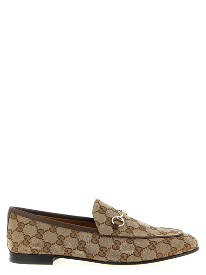 Gucci Beige Polyester Slipper-Loafer