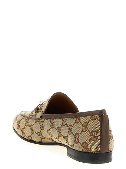 Gucci Beige Polyester Slipper-Loafer