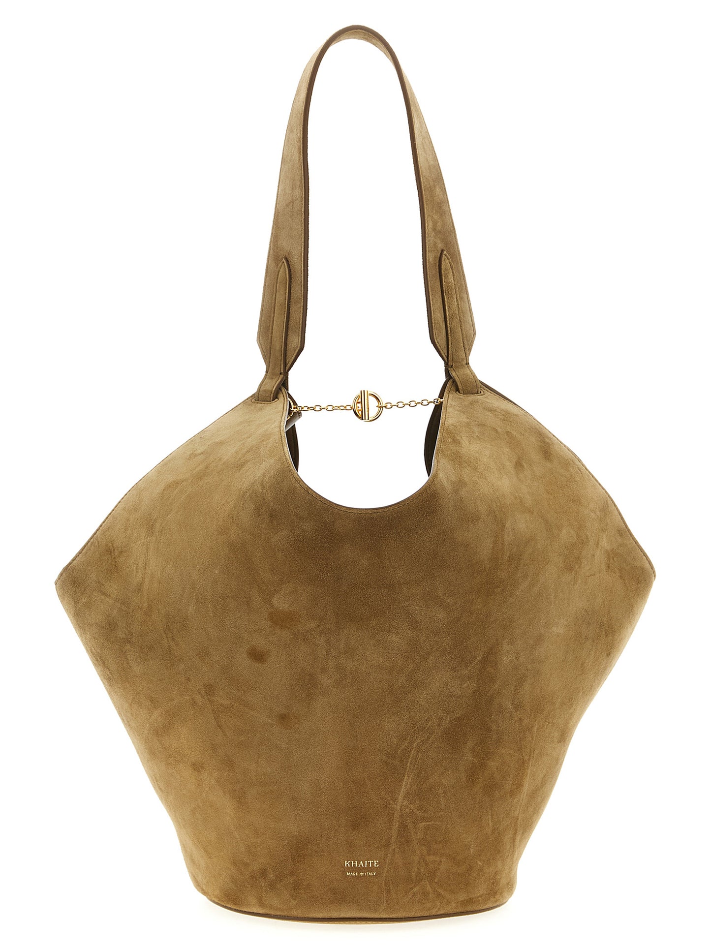 Khaite Braune Kalbsleder-Tote Bag