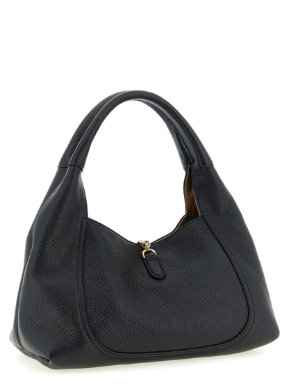 Gucci Schwarze Kalbsleder-Schultertasche
