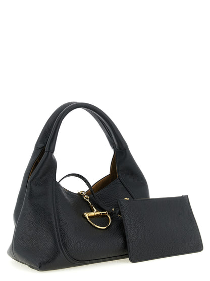 Gucci Schwarze Kalbsleder-Schultertasche