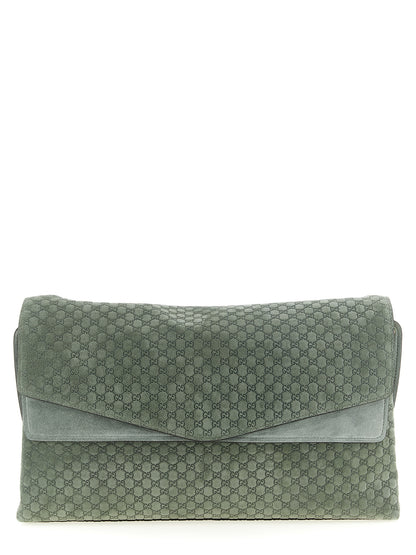 Gucci Zweifarbige Schultertasche aus Kalbsleder