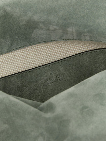 Gucci Zweifarbige Schultertasche aus Kalbsleder
