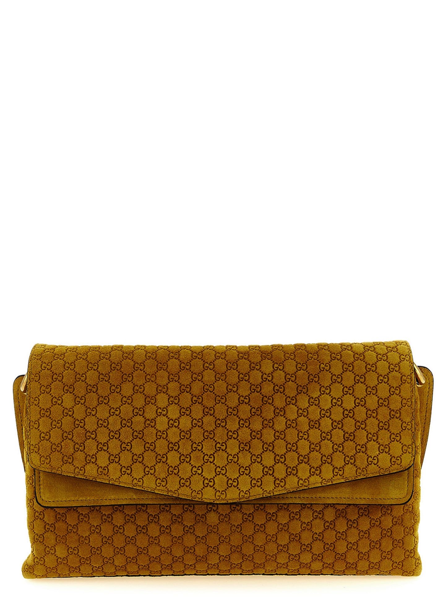 Gucci Zweifarbige Schultertasche aus Kalbsleder