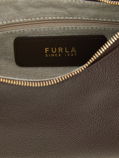 Furla Braunes Kalbsleder Damen Crossbody Tasche