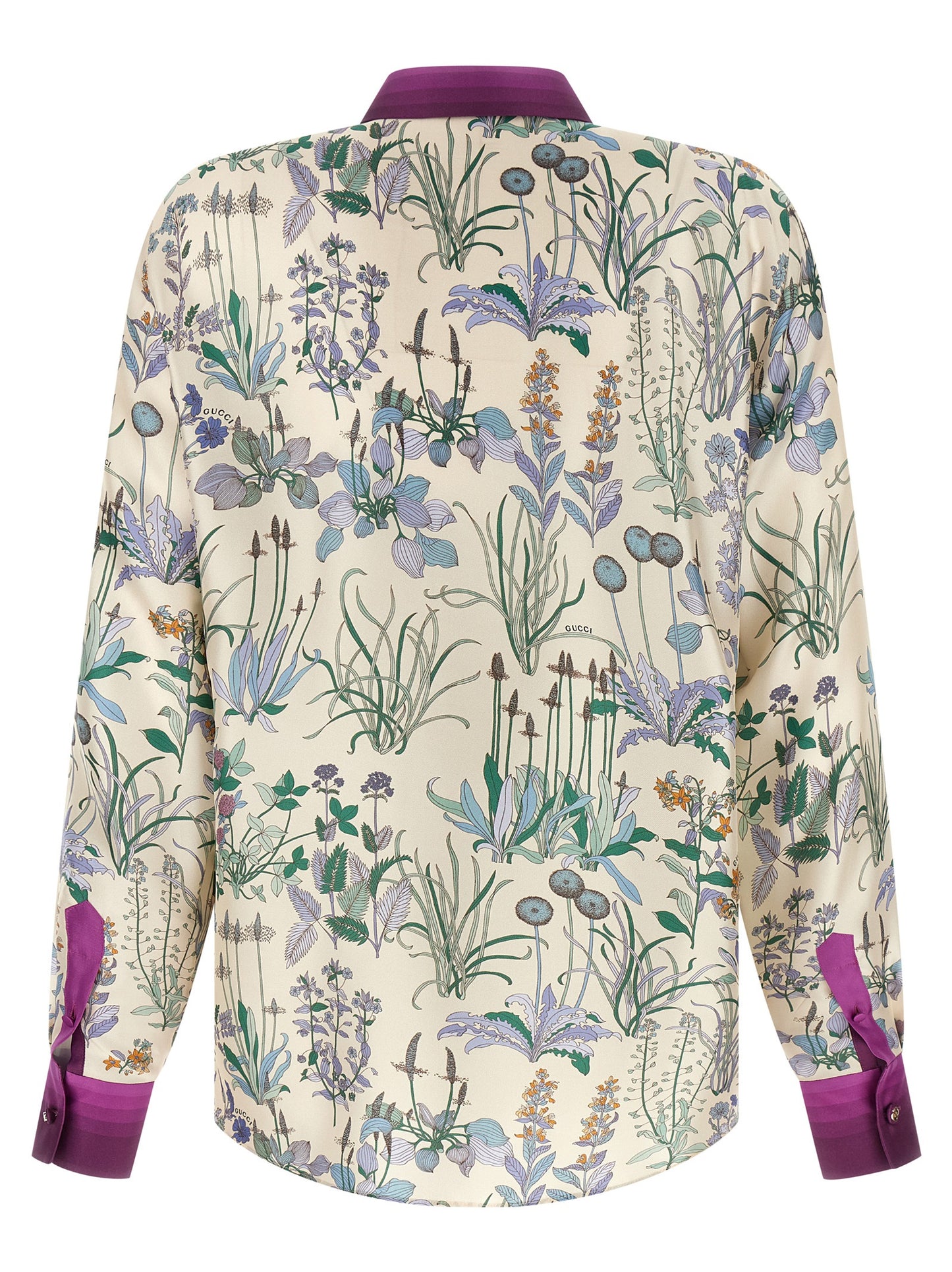 Gucci Mehrfarbige Seidenbluse