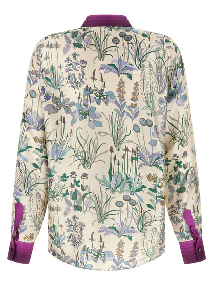 Gucci Mehrfarbige Seidenbluse